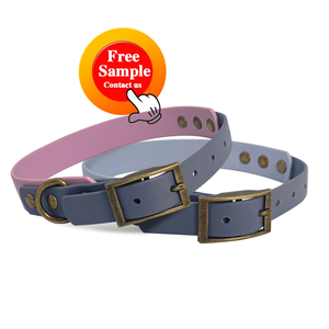 Collier pour <span class=keywords><strong>chien</strong></span> en PVC souple écologique, imperméable, avec boucle, réglable, couleurs assorties, pour chiens miniatures/petits/moyens, vente en gros - Product Image 2