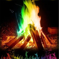 2023 fête Camping mystique changement de couleur feu tours de magie flammes colorées feu de joie cheminée poudre de feu magique
