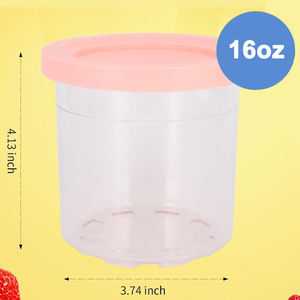 2025 nouveau manchon de tasse de crème glacée 16oz, support isolé en néoprène pour desserts froids, récipient étanche avec poignée - Product Image 3