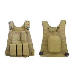 Camouflage Tactisch Vest Training Kleding Outdoor Vest Multi-Functionele Molle Lichtgewicht Verstelbaar