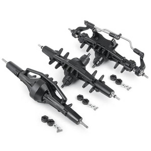 Kim loại trục lốp xe Nhẫn vành giá người phá hủy liên kết đối trọng tấm khung gầm liên kết cvd đèn gắn kết cho SCX10 1/10 <span class=keywords><strong>RC</strong></span> Phụ tùng xe hơi - Product Image 2