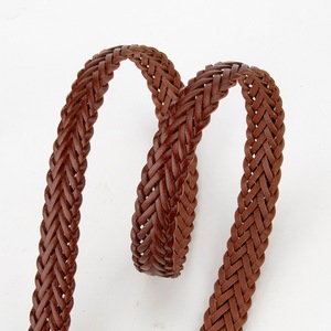 <span class=keywords><strong>Ceinture</strong></span> fine en papier tressé style simple avec boucle en alliage <span class=keywords><strong>dorée</strong></span> pour <span class=keywords><strong>femme</strong></span>, 110 cm, <span class=keywords><strong>ceinture</strong></span> décontractée vintage pour jeans, vente en gros - Product Image 5