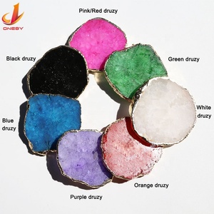 Soporte para Teléfono con Piedra Natural Druzy, Rotación de <span class=keywords><strong>360</strong></span>°, Base Adhesiva para Escritorio y Cama, Compatible con Todos los Móviles, Venta al Por Mayor - Product Image 3