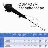 Bronchoscope flexible Meilleur câble USB Bronchoscope à fibre optique Rhinolaryngoscope Cholédochoscopie Réutilisable Jetable