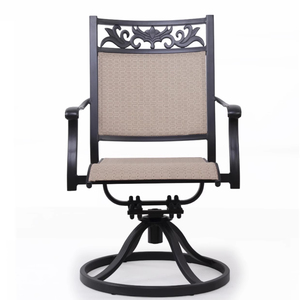 Ensembles de chaises pivotantes et à bascule robustes pour usage commercial extérieur, chaises longues commerciales d'extérieur, tables rondes, mobilier de <span class=keywords><strong>bistrot</strong></span> de <span class=keywords><strong>jardin</strong></span> - Product Image 4
