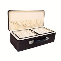 Boîte à bijoux de luxe sarcelle Premium Carton support multifonction demoiselles d'honneur