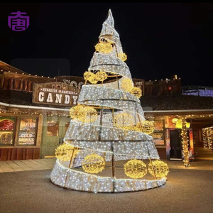 Giant Illuminated <b>LED</b> Christmas Tree <b>Light</b> Waterproof Holiday Decoration for Park Plaza Garden Mall for Sale - Product Image 3