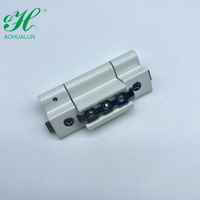 Charnière pivotante moderne de qualité professionnelle en alliage d'aluminium pour fenêtres et portes, 2-5 mm, angle d'ouverture de 180 degrés, installation facile