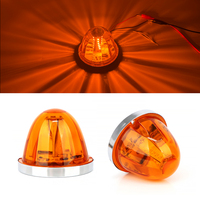 Lumière d'avertissement clignotante en cristal 6w, étoile verticale, lumière d'étoile de pastèque, projecteur LED pour camions, remorques, bateaux, bus