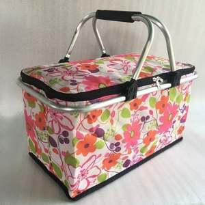 Cesta de pícnic para niños pequeños, salida familiar, comida para 4 personas, cestas de lujo plegables para exteriores, venta antigua <span class=keywords><strong>Wilow</strong></span> con cubierta - Product Image 6