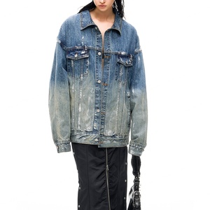 Chaquetas Vaqueras Personalizadas con Lavado Desgastado para Mujer, Algodón de Alta Calidad, Estilo Boyfriend Vintage, Abrigo para Mujer - Product Image 1