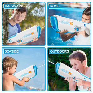 لعبة في الهواء الطلق التلقائي ملء الكبار نبض بندقية المياه للأولاد بطارية قابلة لإعادة الشحن تعمل بالطاقة لعبة متنزه - Product Image 6