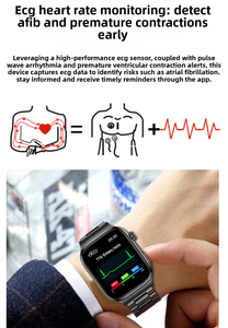 Nouvelle montre connectée intelligente avec écran AMOLED HD, appels Bluetooth, suivi de la santé, du sommeil, de la fréquence cardiaque et de l'oxygène sanguin - Product Image 3