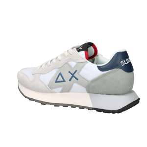Baskets pour hommes Sun68 Z36115 Blanc Gris Bleu Noir Talon de 3,5 cm Chaussures Chunky - Product Image 5