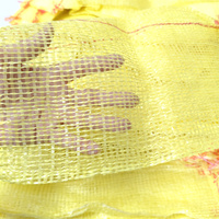 Sac en filet Leno avec impression de logo personnalisée en couleur pour l'emballage des fruits et légumes