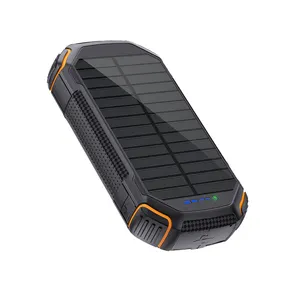 2022 Best Seller Solar Power Bank 30000mAh High Capacity Wireless Charger Fast Charge Powerbank For Cellphone