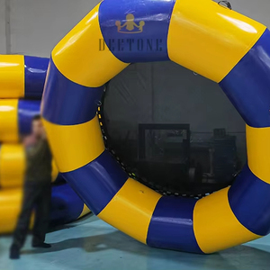 Commercial PVC Outdoor Aqua Park Sports nautiques 2M Flottant Gonflable Enfants Saut D'eau <span class=keywords><strong>Trampoline</strong></span> <span class=keywords><strong>Jeu</strong></span> - Product Image 4