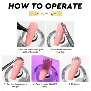 JTING 30g Gel Adhesivo Transparente para Uñas con Diamantes de Imitación, Adhesivo Fuerte para Decoración de Uñas, Gel 3D para Diamantes de Imitación, Gel Cristalino, Proveedor de Uñas ODM/OEM - Product Image 5