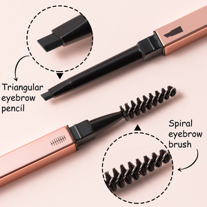 <span class=keywords><strong>Crayon</strong></span> à sourcils <span class=keywords><strong>rose</strong></span> doré imperméable longue durée avec pointe <span class=keywords><strong>de</strong></span> précision et brosse intégrée, livraison rapide - Product Image 3