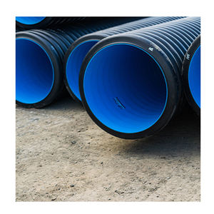 Tuyau ondulé mou <span class=keywords><strong>perforé</strong></span> par HDPE pour des champs de drainage - Product Image 2