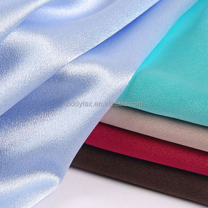 Hot Bán 100% Polyester Crepe Trở Lại Charmeuse Satin Vải Cho Cô Gái Cưới May Mặc Với Bộ Nhớ Tính Năng - Product Image 6