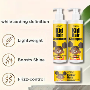 Après-shampoing Naturel Enfant Marque Blanche 250ml Démêlant Nourrissant pour Cheveux Bouclés Formule Douce Sans Larmes - Product Image 3