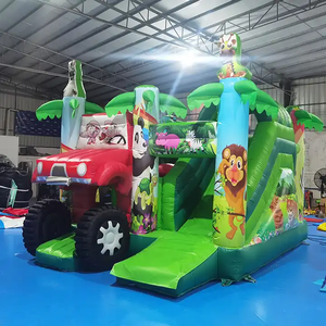Structure gonflable commerciale Monster Truck, château gonflable, <span class=keywords><strong>camion</strong></span> <span class=keywords><strong>de</strong></span> pompiers, trampoline gonflable d'intérieur, parc <span class=keywords><strong>de</strong></span> saut gonflable - Product Image 4