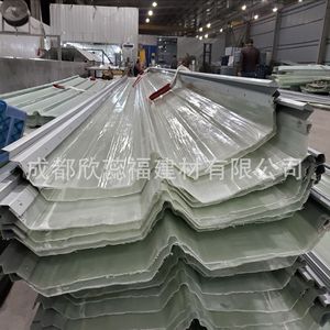 Xinruifu Frp Skylight Panel Type 820 Metal Seam 760 Steel Edge Industrial Durable Light Transmitting - Product Image 3