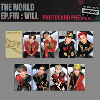 8 Pièces/Set KPOP ATEEZ THE WORLD EP. FIN: WILL Album Photocards MS Digipack AM Ver. Cartes Lomo Selfie Postcards San Mingi Wooyoung
