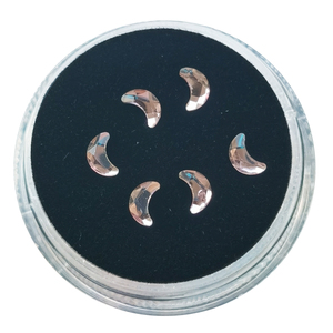 Pierres précieuses pour dents ZZSU - 6 cristaux SWARO en forme de lune, modèle SD-WE55S pour la décoration intérieure - Product Image 2