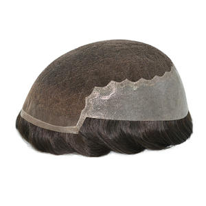 Mái tóc giả nam không phải tóc người, làm thủ công hoàn toàn, miếng che đầu, tóc giả, xuất khẩu xuyên biên giới cho hàng nhập khẩu Q6 - Product Image 5