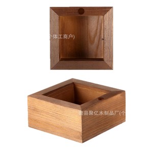 Wooden Paper Cup Holder With <b>Straw</b> Slot And Sign Board For Kitchen Desktop Use - Product Image 5