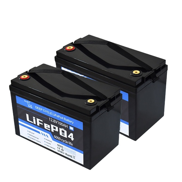24v 100ah Pack Deep Cycle Lifepo4 12.8v 100ah Lithium Ion Battery