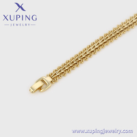 X000885257 Bracelet en cuivre de la marque XUPING, bijoux en gros de Chine, bracelet jonc de mode en or 14 carats pour femmes
