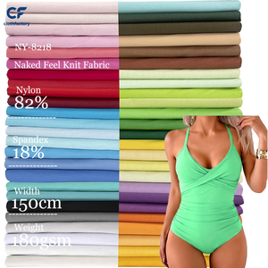 Tissu tricoté résistant au chlore, 82 % nylon, 18 % élasthanne, extensible dans les quatre sens, pour maillots de bain, bikinis et vêtements de sport - Product Image 1