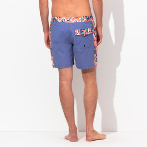 Venta al por mayor de fábrica de alta calidad Playa nadar tronco pantalones cortos surf 4 vías estiramiento mens boardshorts nadar camiones - Product Image 5