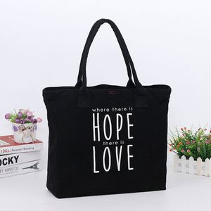 Sac fourre-tout en toile personnalisé avec logo, vente chaude, sac de shopping en toile à fermeture éclair, vente en gros à prix abordable - Product Image 2