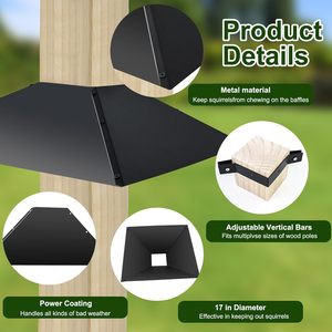 Металлический дефлектор для кормушки для птиц 4x4 - Product Image 2