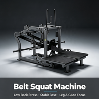 Équipement de musculation de haute qualité, export direct d'usine, équipement de musculation commercial et domestique, machine à squats avec ceinture, avec garantie
