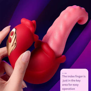 Gelances Medusa Vibrator USB Sexspielzeug für Erwachsene für Frauen 3 Geschwindigkeit 7 Vibrierende Zunge lecken Klitoris Erwachsene G-Punkt Vibrator Schub - Product Image 6