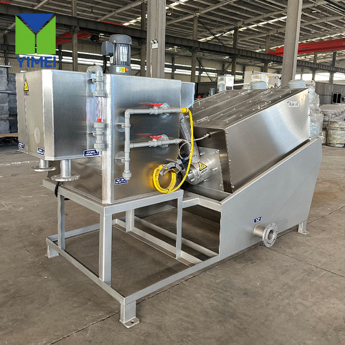 Municipal Sewage Sludge Dewatering System Screw Press Machine Bearing ...