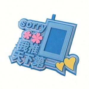 Pendentifs en tissu non tissé personnalisés avec texte, accessoires Kpop, pendentifs de sac à dos en feutre avec texte - Product Image 5