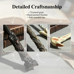Tongkat Sihir Harry, Tongkat Sihir Hermione, Musik Bercahaya, Tongkat Halloween Lintas Negara, Perlengkapan Cosplay, Produk Periferal - Product Image 4