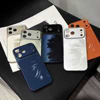 Coques de téléphone en TPU+PC antichoc au design luxueux et féminin pour 14/15/16/17 Pro Max, coque rigide avec support de cadre d'appareil photo