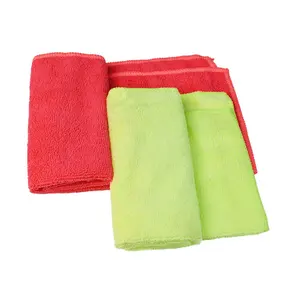 40*40cm 350Gsm 400Gsm 16X16 Inch Microfiber Cleaning Cloth For Cleaning Cars