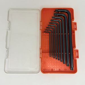 Black plum blossom plastic box 9PC star-shaped manual polygonal wrench <strong>set</strong> universal manual maintenance plum blossom <strong>key</strong> - Product Image 3