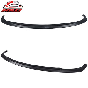 เหมาะสำหรับ Honda Civic Coupe ปี 2004-2005 รุ่น A สไตล์ลิ้นกันชนหน้า สีดำดิบ - Product Image 3