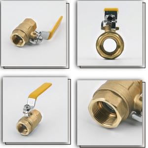 Vannes à boisseau sphérique en laiton Carp Journey DN8-DN40 Filetées/À brides/NPT Manuelles OEM Haute Température pour Eau, Huile, Gaz - Product Image 5