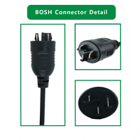 Chargeur de vélo électrique Bosch compatible 42V 2A 4A pour batteries de tricycles électriques Bosch Active Line haute performance 36V 42V