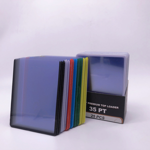 YY 35PT toplader ที่ใส่บัตรพลาสติกป้องกันการซื้อขายปลอกการ์ดสำหรับนักสะสมการ์ดเกม - Product Image 1